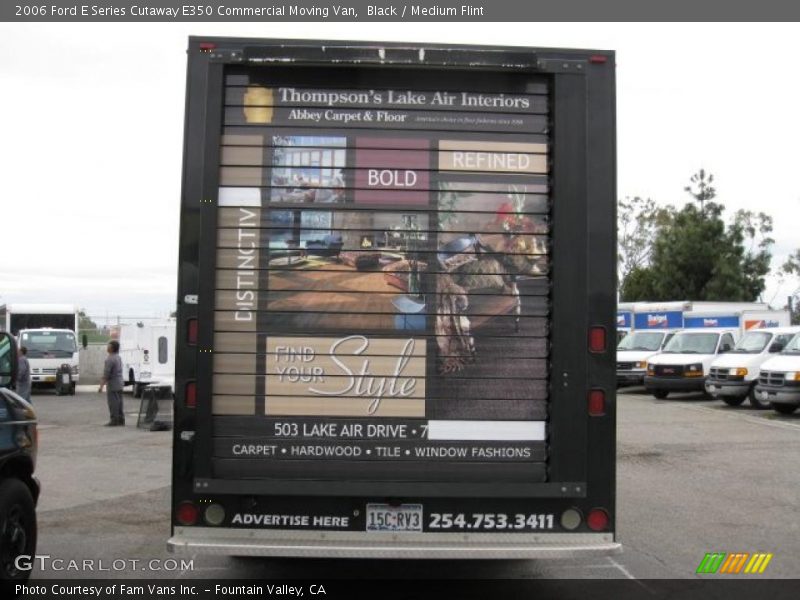 Black / Medium Flint 2006 Ford E Series Cutaway E350 Commercial Moving Van