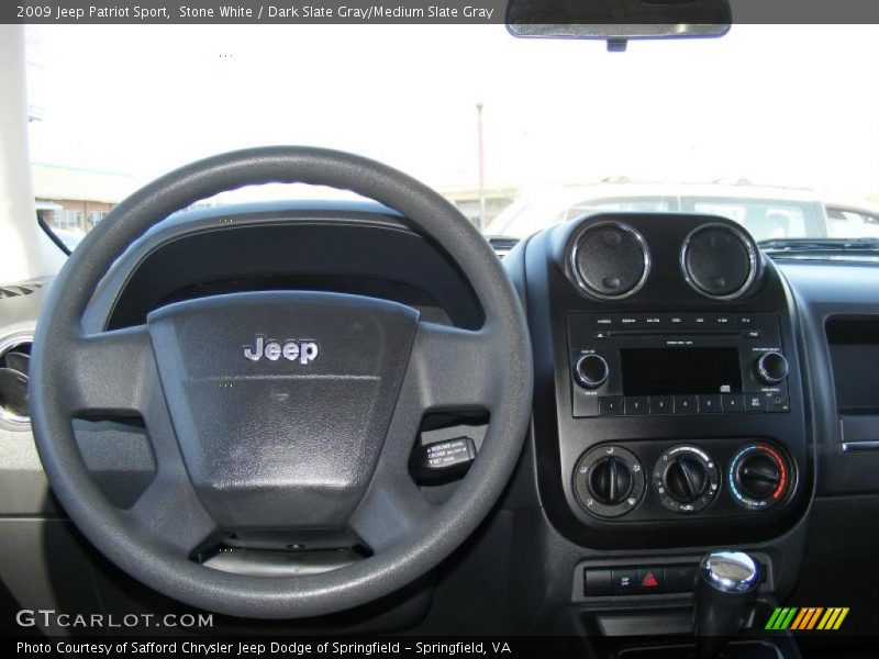 Stone White / Dark Slate Gray/Medium Slate Gray 2009 Jeep Patriot Sport