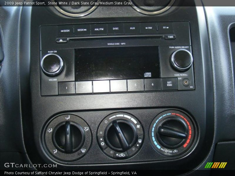 Stone White / Dark Slate Gray/Medium Slate Gray 2009 Jeep Patriot Sport