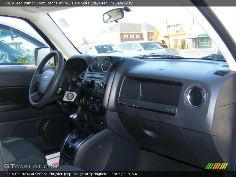 Stone White / Dark Slate Gray/Medium Slate Gray 2009 Jeep Patriot Sport