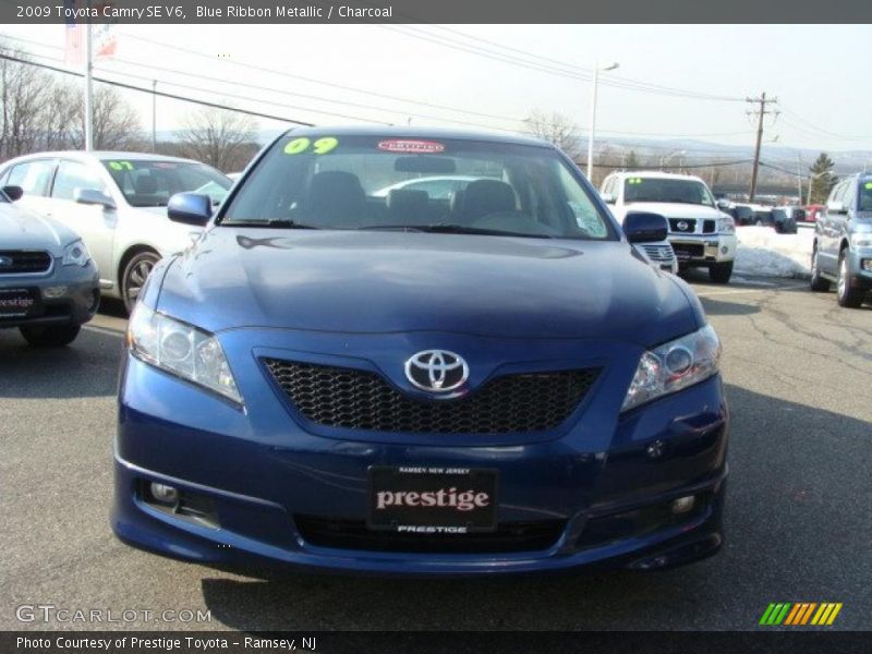 Blue Ribbon Metallic / Charcoal 2009 Toyota Camry SE V6
