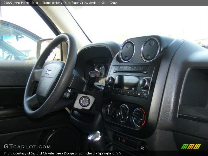 Stone White / Dark Slate Gray/Medium Slate Gray 2009 Jeep Patriot Sport