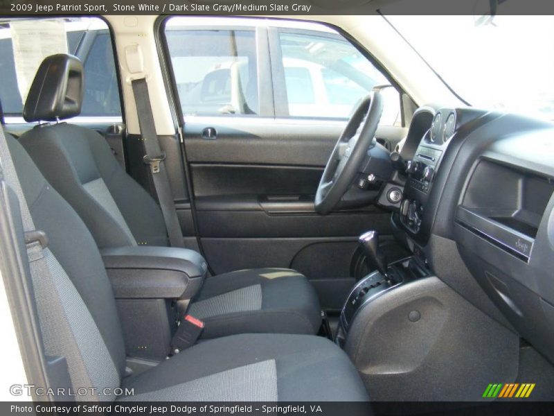 Stone White / Dark Slate Gray/Medium Slate Gray 2009 Jeep Patriot Sport