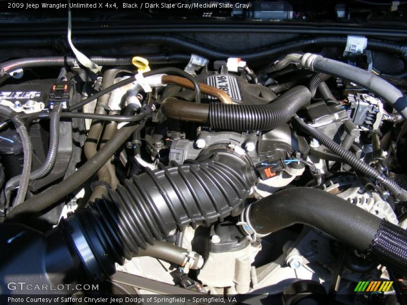 Black / Dark Slate Gray/Medium Slate Gray 2009 Jeep Wrangler Unlimited X 4x4