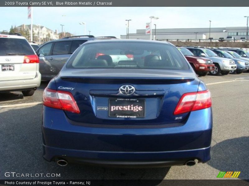 Blue Ribbon Metallic / Charcoal 2009 Toyota Camry SE V6