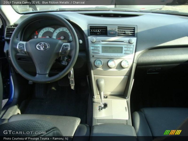 Blue Ribbon Metallic / Charcoal 2009 Toyota Camry SE V6