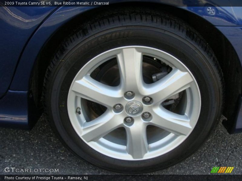 Blue Ribbon Metallic / Charcoal 2009 Toyota Camry SE V6