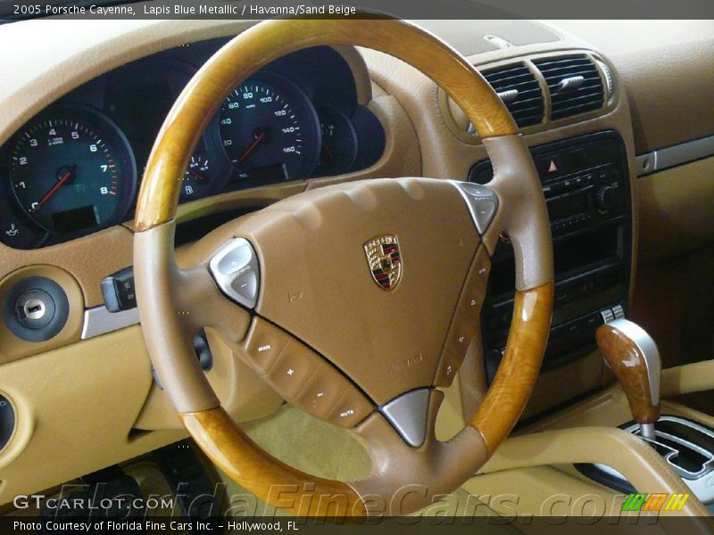 Lapis Blue Metallic / Havanna/Sand Beige 2005 Porsche Cayenne