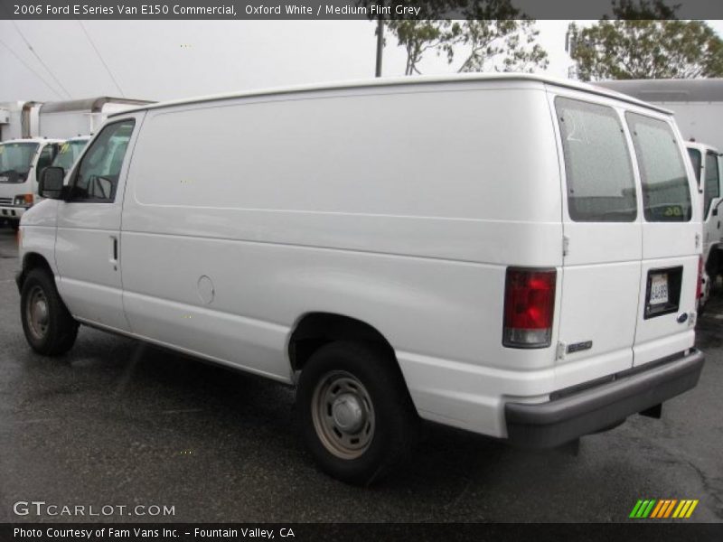 Oxford White / Medium Flint Grey 2006 Ford E Series Van E150 Commercial