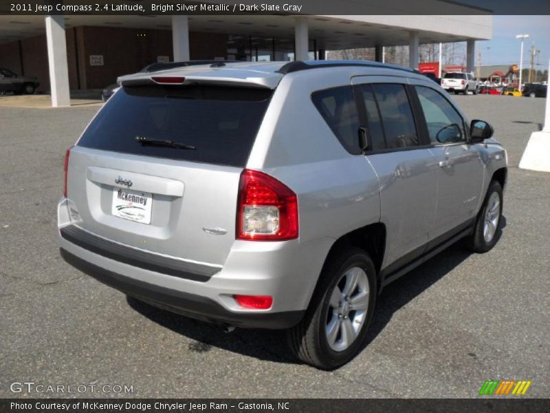 Bright Silver Metallic / Dark Slate Gray 2011 Jeep Compass 2.4 Latitude