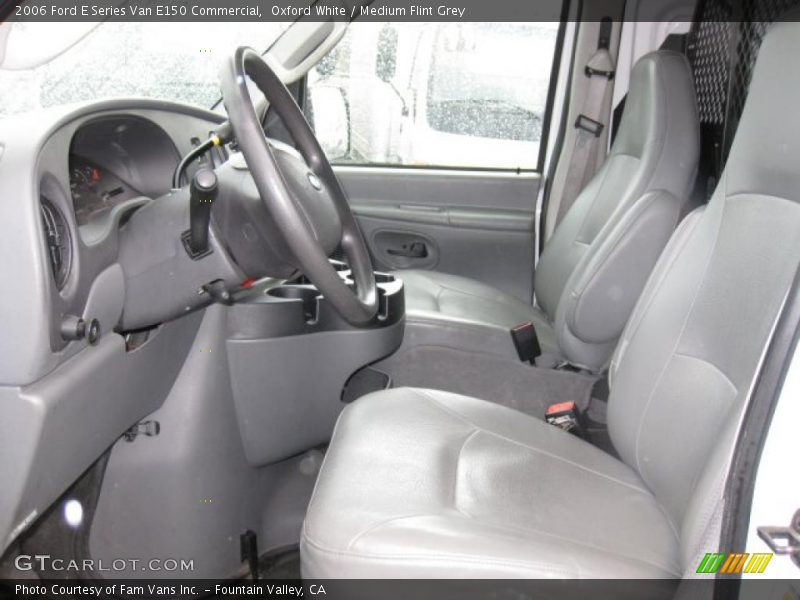 Oxford White / Medium Flint Grey 2006 Ford E Series Van E150 Commercial