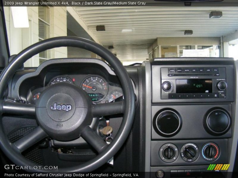 Black / Dark Slate Gray/Medium Slate Gray 2009 Jeep Wrangler Unlimited X 4x4
