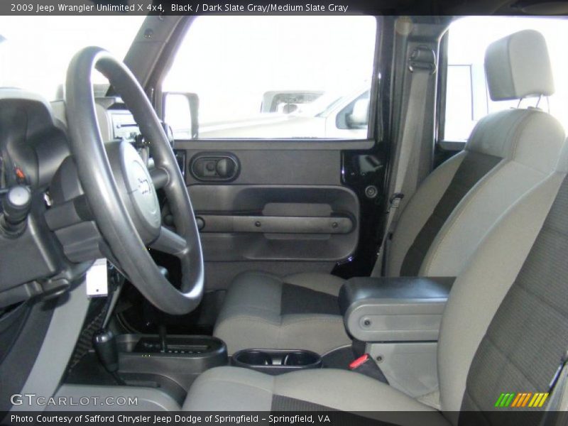 Black / Dark Slate Gray/Medium Slate Gray 2009 Jeep Wrangler Unlimited X 4x4