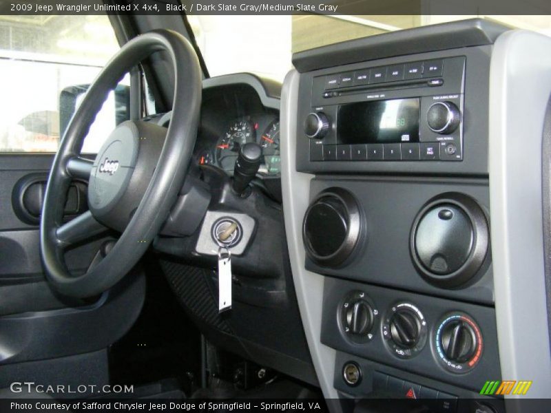 Black / Dark Slate Gray/Medium Slate Gray 2009 Jeep Wrangler Unlimited X 4x4