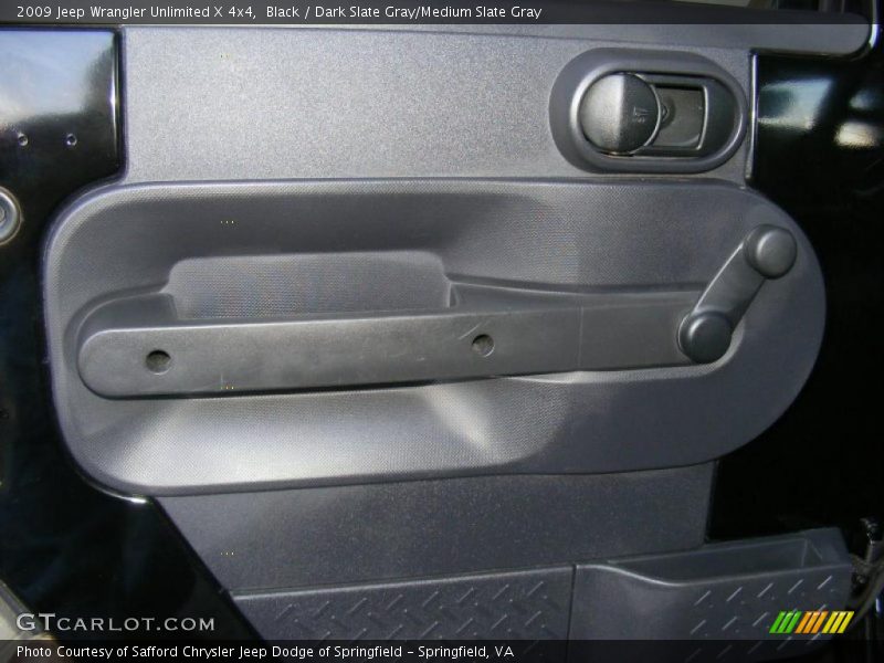 Black / Dark Slate Gray/Medium Slate Gray 2009 Jeep Wrangler Unlimited X 4x4