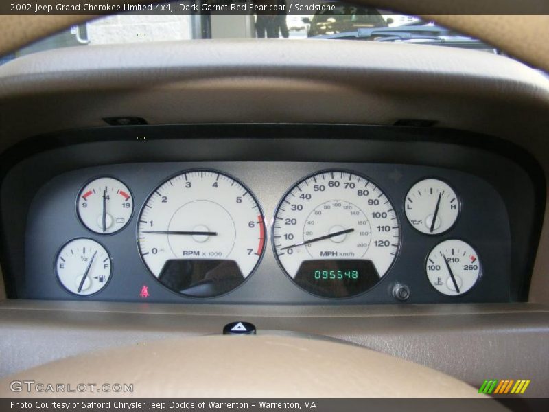  2002 Grand Cherokee Limited 4x4 Limited 4x4 Gauges