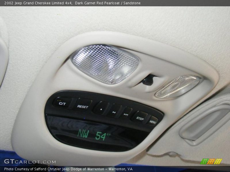 Dark Garnet Red Pearlcoat / Sandstone 2002 Jeep Grand Cherokee Limited 4x4