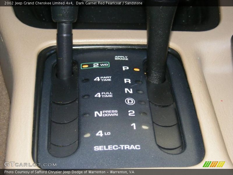 Dark Garnet Red Pearlcoat / Sandstone 2002 Jeep Grand Cherokee Limited 4x4