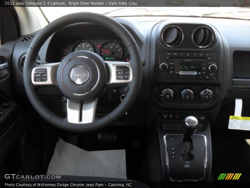 Bright Silver Metallic / Dark Slate Gray 2011 Jeep Compass 2.4 Latitude