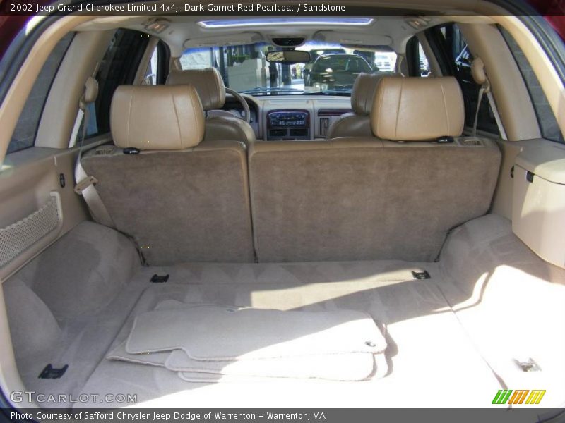 Dark Garnet Red Pearlcoat / Sandstone 2002 Jeep Grand Cherokee Limited 4x4