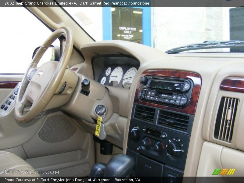Dark Garnet Red Pearlcoat / Sandstone 2002 Jeep Grand Cherokee Limited 4x4