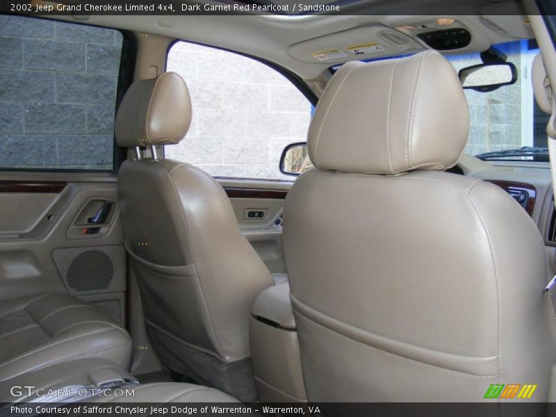 Dark Garnet Red Pearlcoat / Sandstone 2002 Jeep Grand Cherokee Limited 4x4