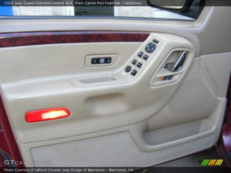 Dark Garnet Red Pearlcoat / Sandstone 2002 Jeep Grand Cherokee Limited 4x4