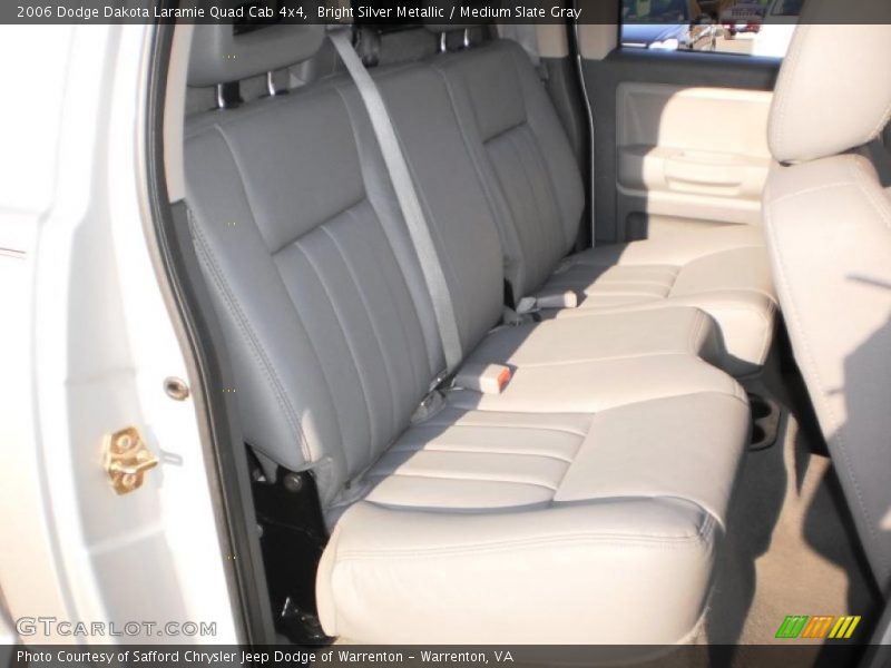 Bright Silver Metallic / Medium Slate Gray 2006 Dodge Dakota Laramie Quad Cab 4x4