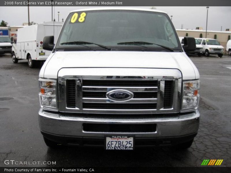 Oxford White / Medium Flint 2008 Ford E Series Van E150 Passenger