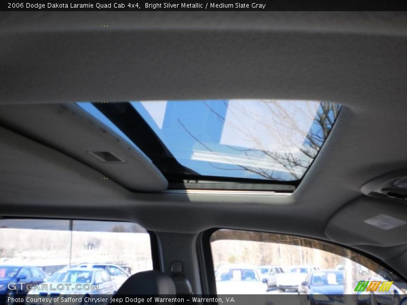 Bright Silver Metallic / Medium Slate Gray 2006 Dodge Dakota Laramie Quad Cab 4x4