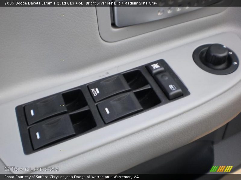 Bright Silver Metallic / Medium Slate Gray 2006 Dodge Dakota Laramie Quad Cab 4x4
