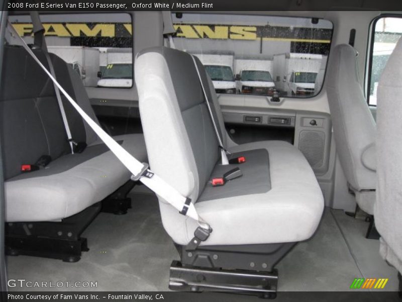 Oxford White / Medium Flint 2008 Ford E Series Van E150 Passenger