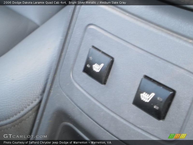 Bright Silver Metallic / Medium Slate Gray 2006 Dodge Dakota Laramie Quad Cab 4x4