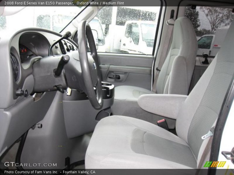 Oxford White / Medium Flint 2008 Ford E Series Van E150 Passenger