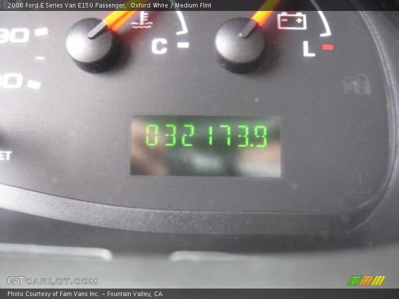 Oxford White / Medium Flint 2008 Ford E Series Van E150 Passenger