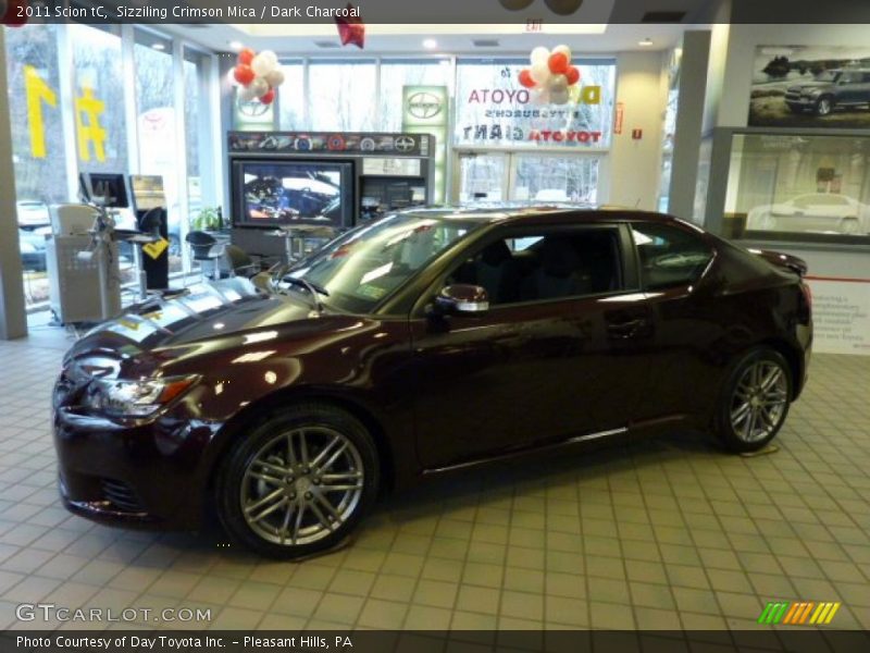 Sizziling Crimson Mica / Dark Charcoal 2011 Scion tC