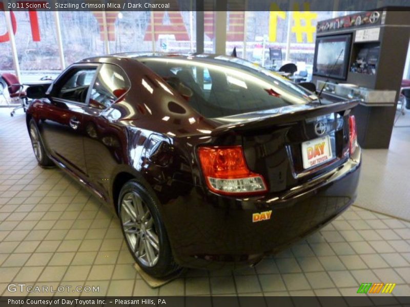 Sizziling Crimson Mica / Dark Charcoal 2011 Scion tC