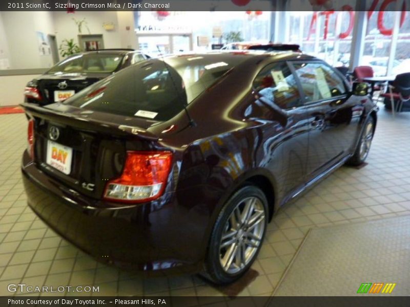 Sizziling Crimson Mica / Dark Charcoal 2011 Scion tC