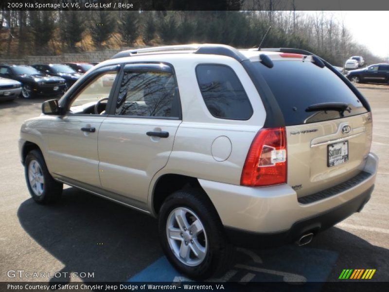 Gold Leaf / Beige 2009 Kia Sportage LX V6