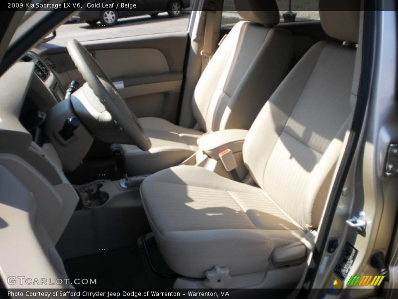 Gold Leaf / Beige 2009 Kia Sportage LX V6