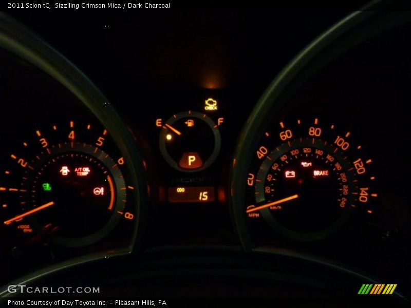 Sizziling Crimson Mica / Dark Charcoal 2011 Scion tC