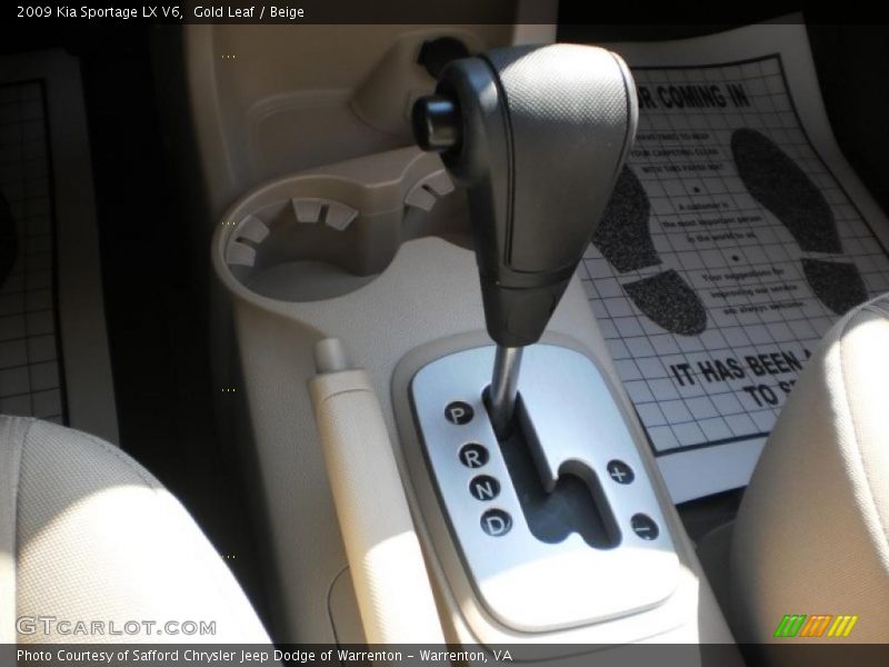  2009 Sportage LX V6 4 Speed Sportmatic Automatic Shifter