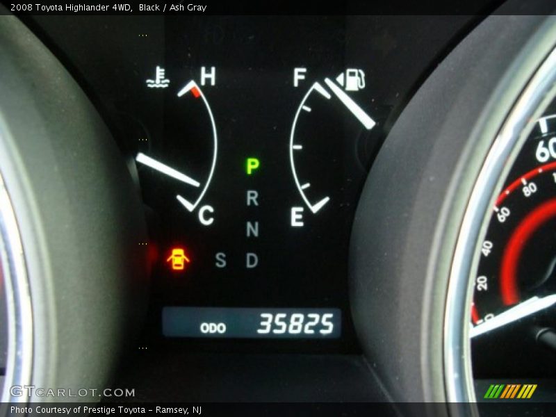 Black / Ash Gray 2008 Toyota Highlander 4WD