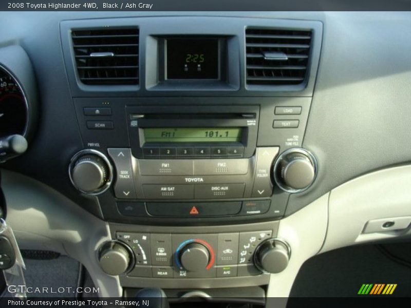 Black / Ash Gray 2008 Toyota Highlander 4WD
