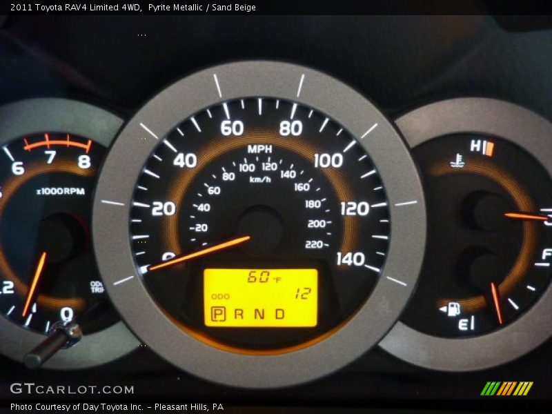 Pyrite Metallic / Sand Beige 2011 Toyota RAV4 Limited 4WD