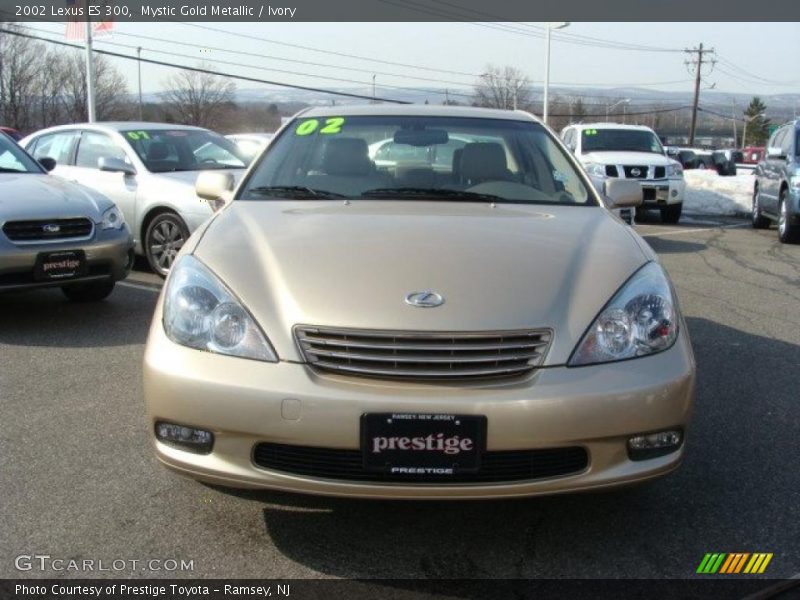 Mystic Gold Metallic / Ivory 2002 Lexus ES 300