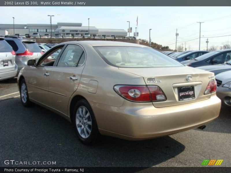 Mystic Gold Metallic / Ivory 2002 Lexus ES 300