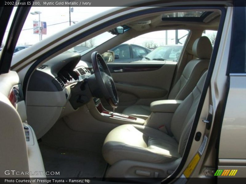 Mystic Gold Metallic / Ivory 2002 Lexus ES 300