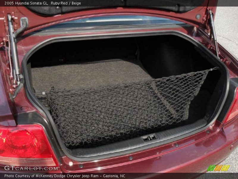 Ruby Red / Beige 2005 Hyundai Sonata GL