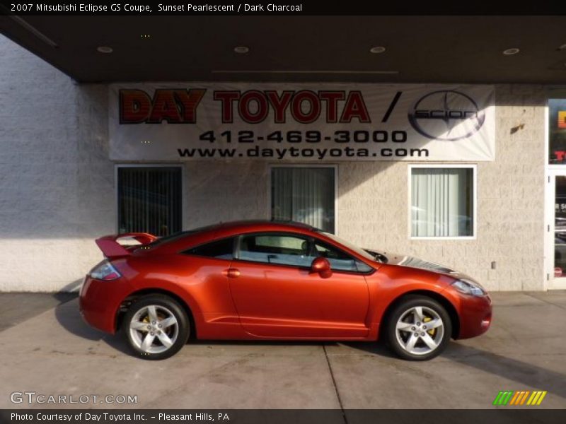 Sunset Pearlescent / Dark Charcoal 2007 Mitsubishi Eclipse GS Coupe